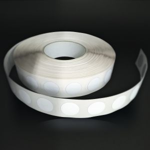 Tag 25 mm - PVC blanc 