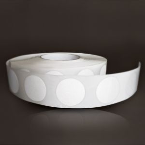 Tag 37 mm - Papier argenté brillant 
